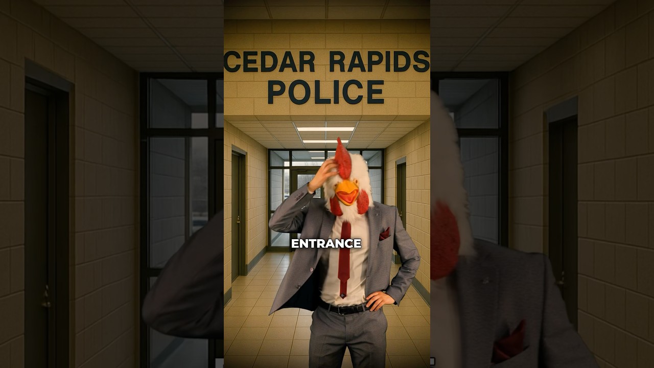 He tried to rob a police station!😨