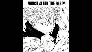 Which AI Did The Best...? 🤔 ll Jujutsu kaisen ll Sleeping City #gojo