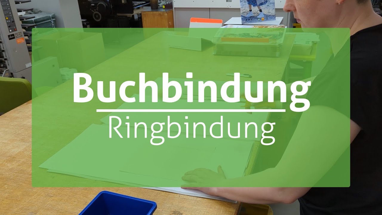 Ringbindung | Buchbindung im Umweltdruckhaus