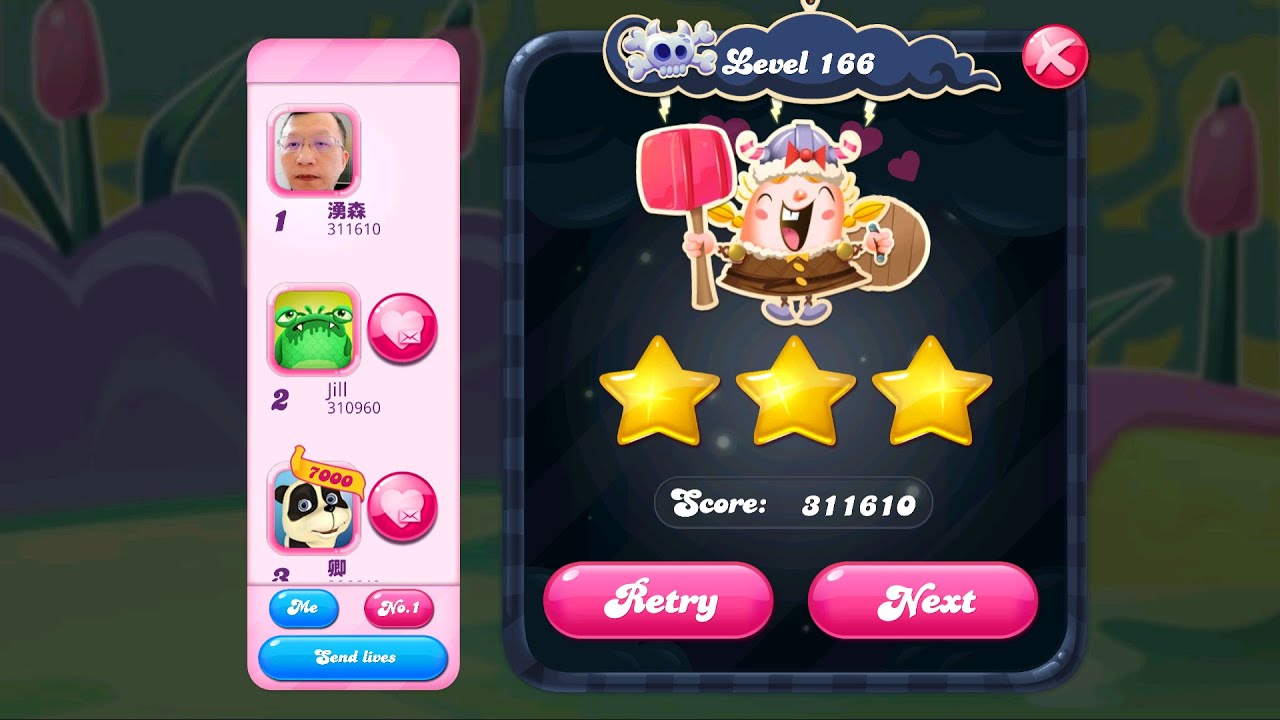 Candy Crush Saga Level 166