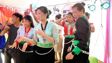 Nhạc sàn tây bắc quảy cực sung mừng Tân gia Hà Nam & Lò Thúy tại bản Lướt Mường Kim