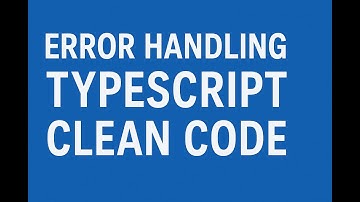 Error Handling  en TypeScript según Clean Code | Curso de Desarrollo Web - David Hernández