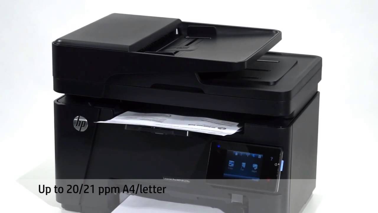 Air mail Accidental Exert HP Laserjet Pro MFP M125NW & MR127FW - YouTube