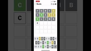 wordle! #wordle #wordpuzzlegame  forgot to post this yesterday