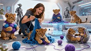 A Cub Saw Her Knitting — The Pack Tried Using Claws and Tangled Half the Base in Yarn | HFY | Sci-Fi