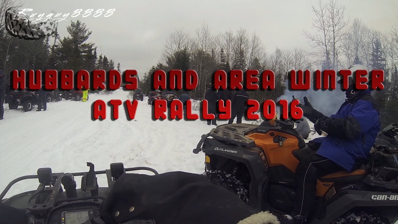 Hubbards and Area ATV Club Winter Rally 2016