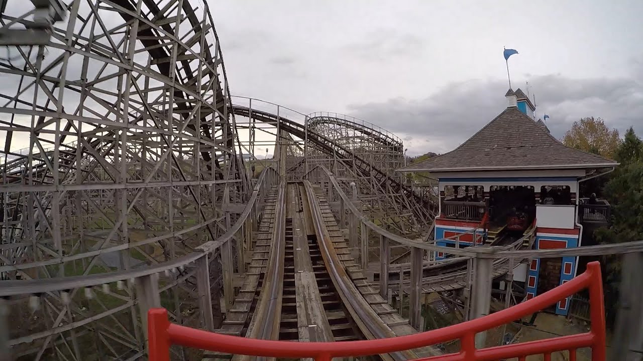 Wildcat 2014 POV 60fps HD Hersheypark Roller Coaster OnRide Front Seat Video GoPro Hero4 Woodie