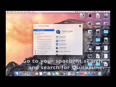 Tutorial: Screen Recording with QuickTime for Mac