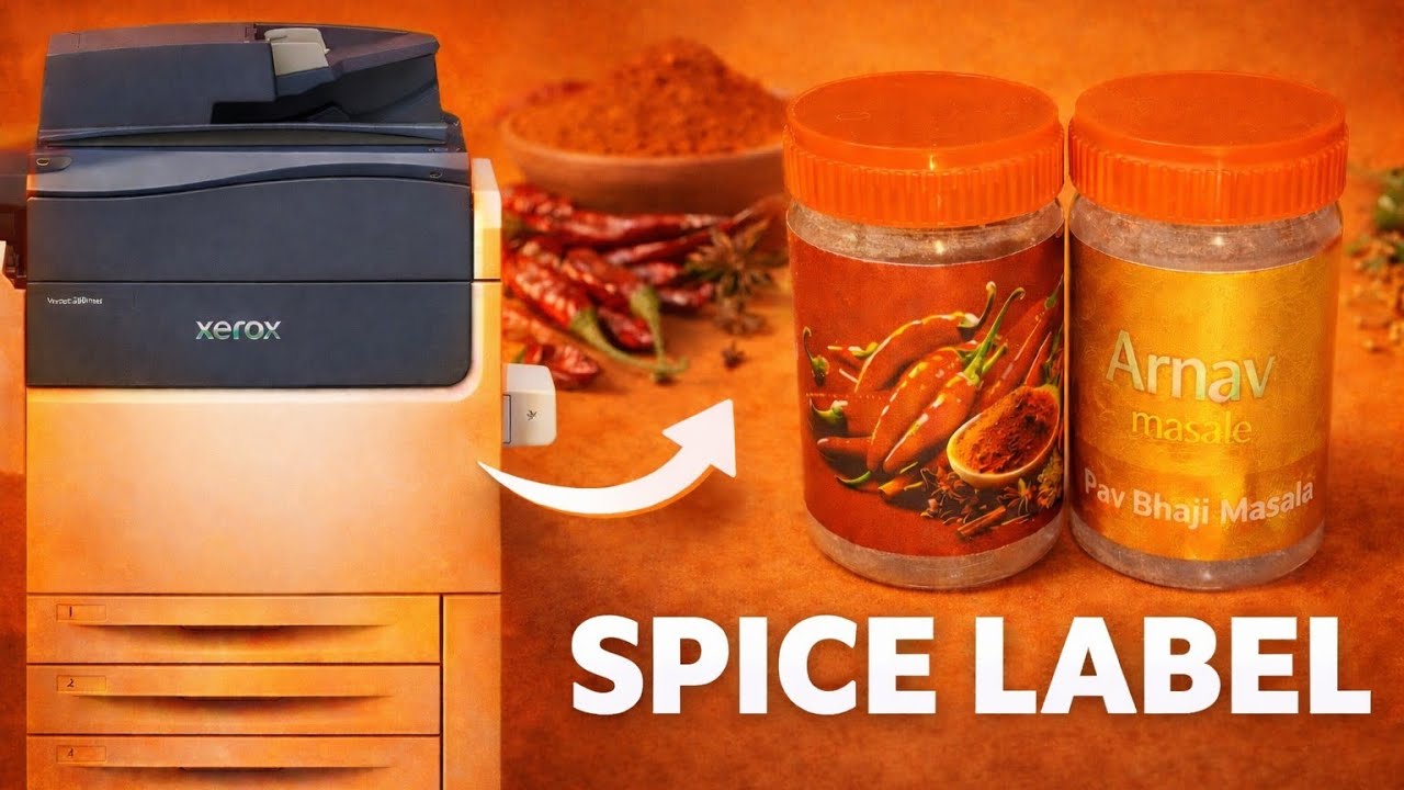 Rainbow Spice Label | Eye-Catching & Food-Safe Packaging