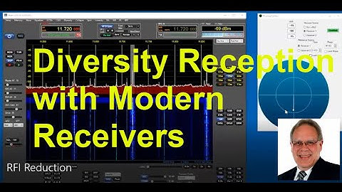 Diversity Reception with Modern Receivers- 07/28/2022