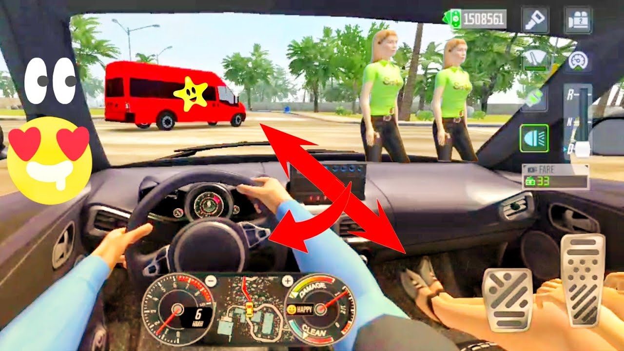 Laura in Super 🥰 Car | Rich Uber driver Surprise 😮 young lady | Gameplay 