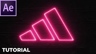 Create a NEON LOGO REVEAL Animation in After Effects | Tutorial Net Worth