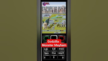 Godzilla: Monster Mayhem , (JAVA Game) Emulator Retro2me #godzilla #javagame #short #gamejadul #game