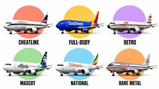 Every Airline Livery Style Explained In 9 Minutes