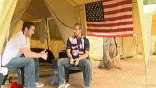 Raw Video: Fans Gear Up for US-England WCup Game