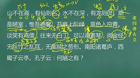 【老閆講古文】第7集：陋室銘 - 天天要聞