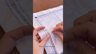 Assista ao bordado completo do guardanapo no vídeo ligado a este Shorts.