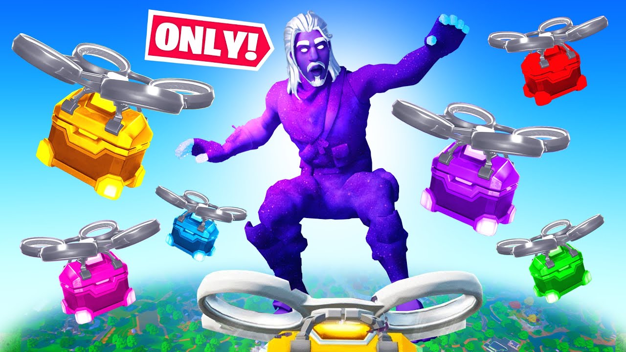 die ZUFÄLLIGEN DRONEN CHALLANGE in Fortnite!