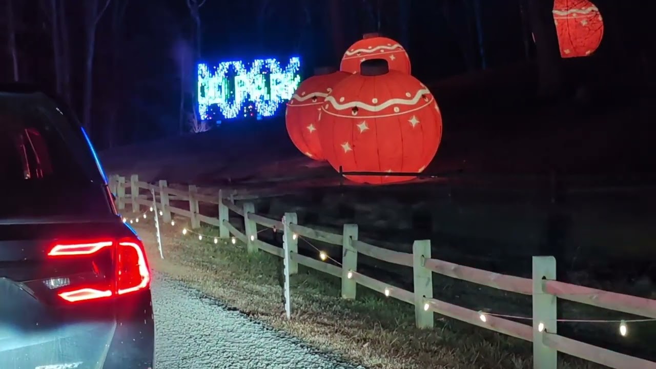 Tanglewood Park Christmas Lights 2025