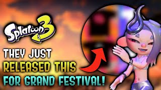 Nintendo Just Released THIS For Grand Festival - Splatoon 3