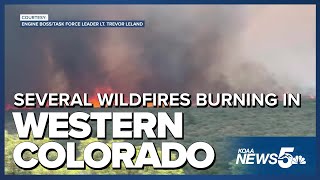 More than two weeks since several wildfires started in western Colorado
