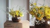 [꽃수업] 빈티지 양철통에 꽂은 겨울꽃 꽃꽂이 / [Flower Lesson] Flower Arrangement In A Vintage  Tin - Youtube