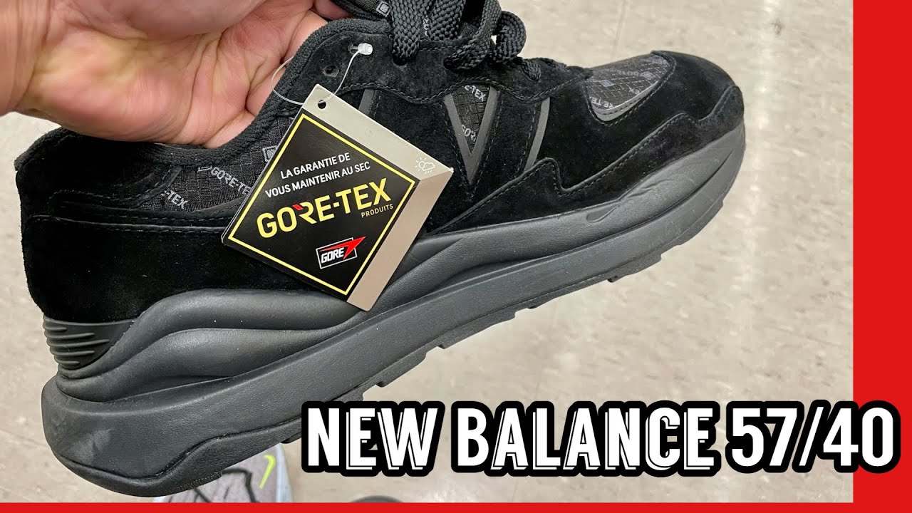 New Balance Gore-tex 57/40 Triple Black - YouTube