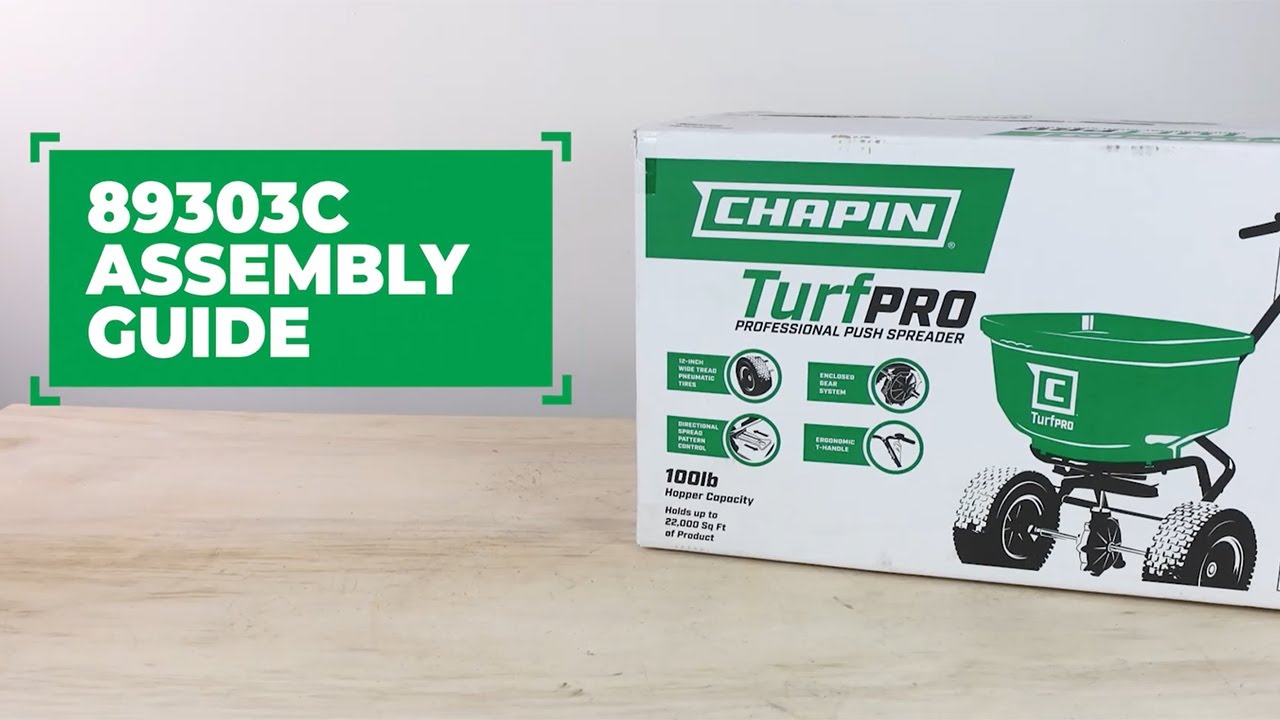 Chapin TurfPro™ 100 Pound Contractor Landscape Lawn Spreader