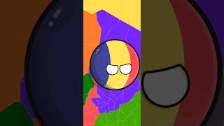Humor de países Sudáfrica y Lesoto #countryballs #humor