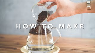 【COFFEE】一味違う、手軽で美味しい水出しコーヒーの作り方