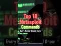 Top 10 Metasploit Commands Every Ethical Hacker Should Know | KaliLinux Hacking Tutorial #metasploit