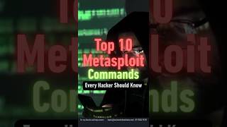 Top 10 Metasploit Commands Every Ethical Hacker Should Know | KaliLinux Hacking Tutorial #metasploit