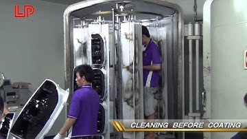 VACUUM COATING on CAR LAMP reflector