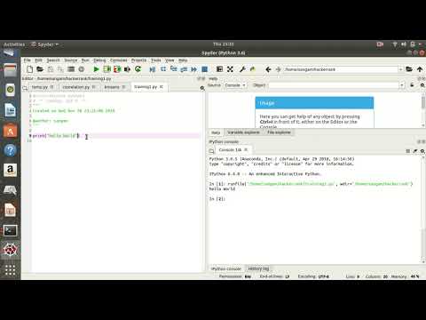python Hello World Program