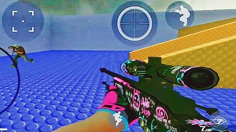 Strike Port Destruction | AWP Fever Dream + Navaja Knife Fade csgo| Offline fps Fps Android Gameplay