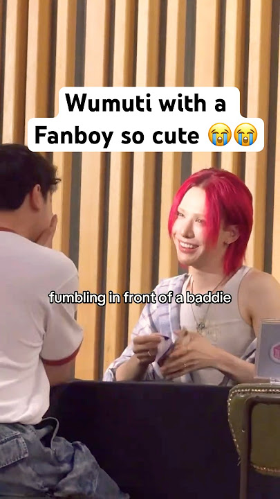 Wumuti with a Fanboy on the fansign so adorable 😭😭 #WUMUTI #XLOV #엑스러브 #우무티 #1andOnly #kpop #viral