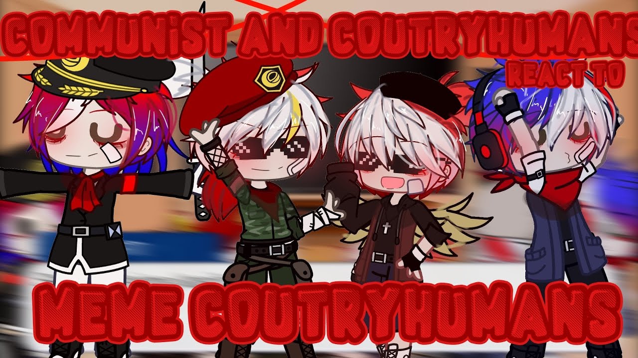 🇮🇩communist and Coutryhumans react to Meme Coutryhumans🇮🇩 {Gacha Club Indonesia}