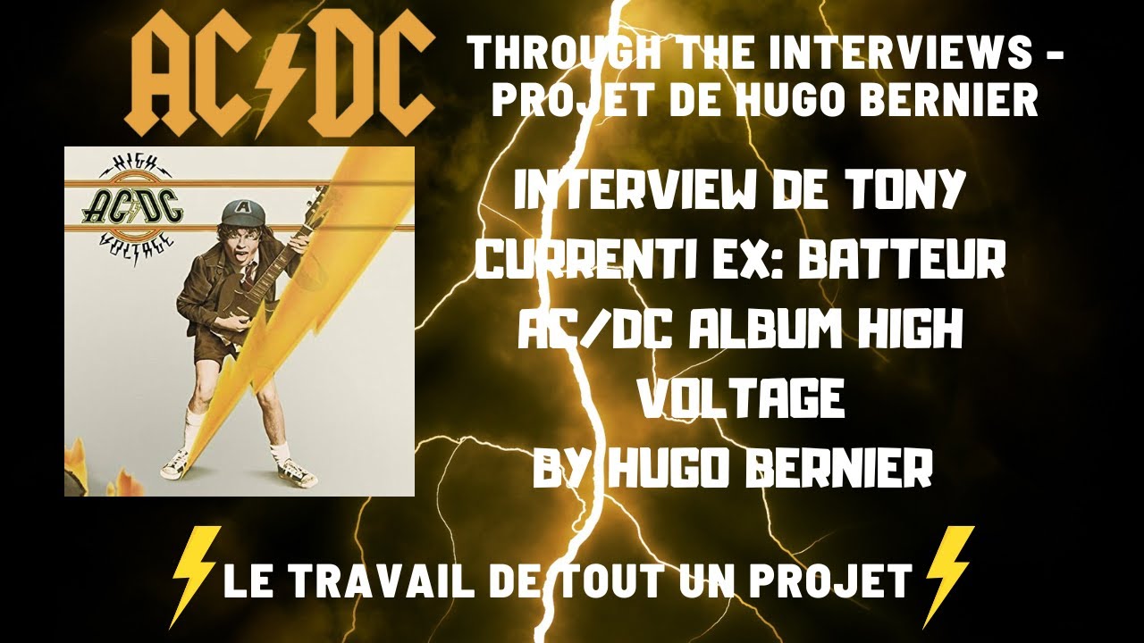 THROUGH THE INTERVIEW - INTERVIEW DE TONY CURRENTI PAR HUGO