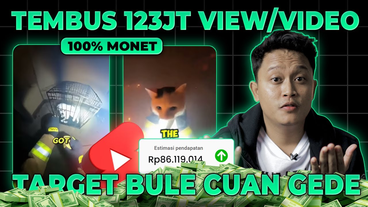 Target Bule! 123JT View/Video Pakai AI GRATISAN Cuan Gede! Cara Dapat Uang dari Youtube 2025 Terbaru