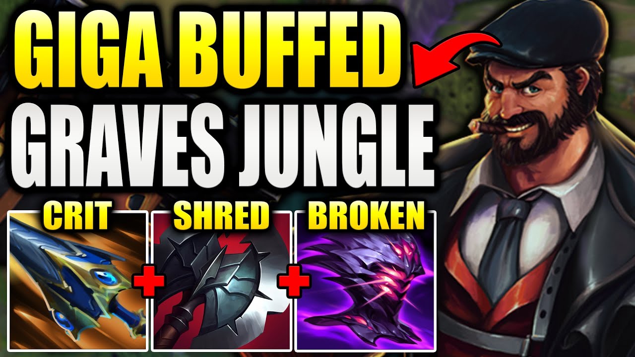 RITO JUST GIGA BUFFED GRAVES JUNGLE... IMMORTALITY = ACHIEVED. (It's Actually Broken AF)