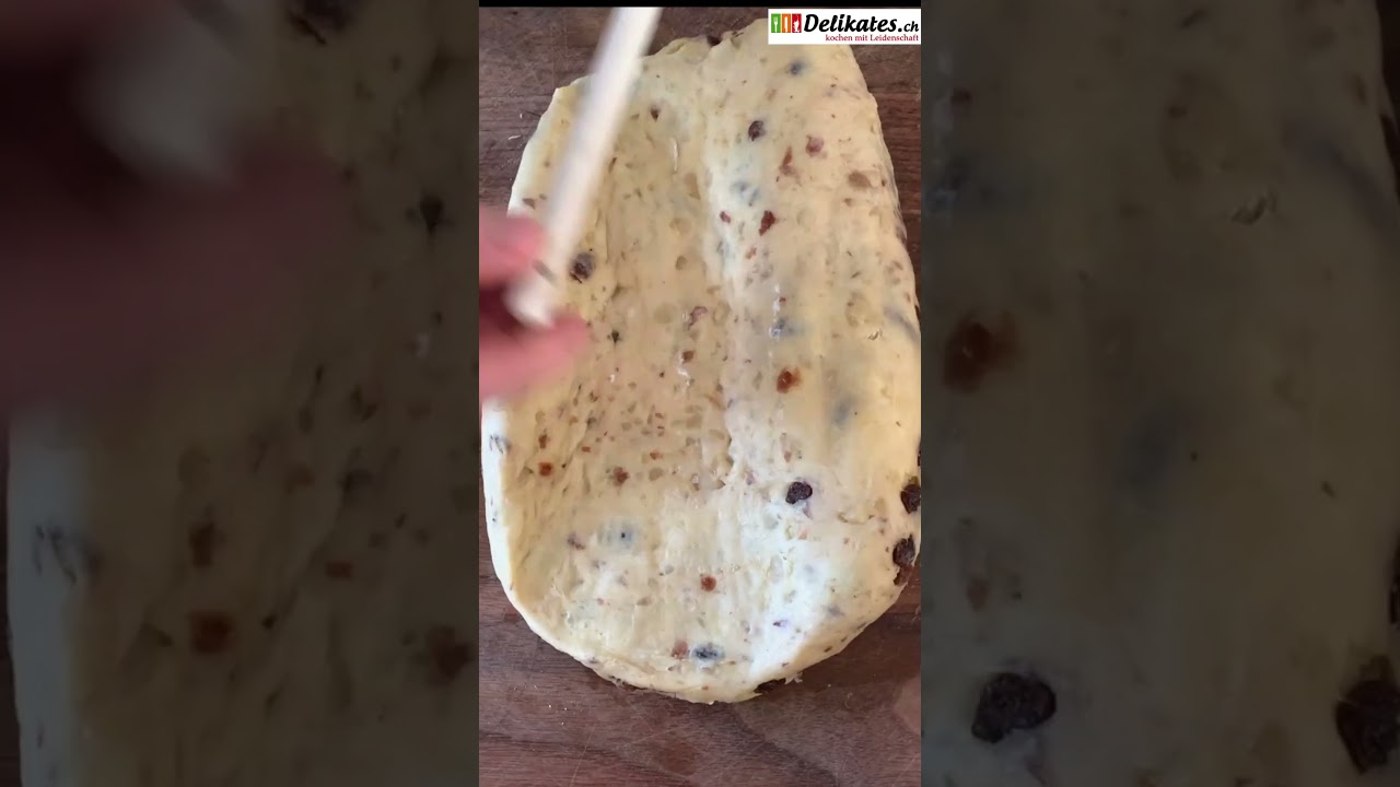 Weihnachtsstollen selber formen