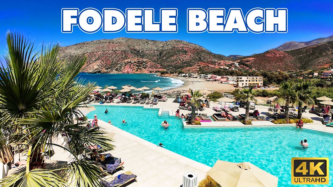 🇬🇷 FODELE BEACH | Crete’s Tropical Paradise Awaits You
