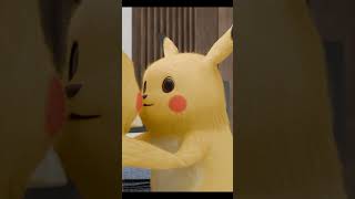 Sweet Pikachu Pair: Holding Hands and Dancing to the Beat #pikachu #shorts