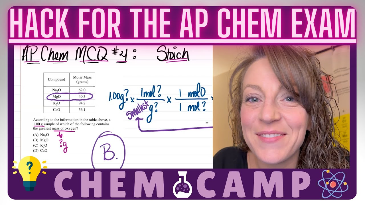 Weekly AP Chem Multiple Choice Question Answer to MCQ 4 ⚛️ YouTube