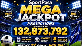 SportPesa Mega Jackpot Predictions (KSh 132,873,792) — 17 Games Analysis! | 05/09/08/2026 #jackpot screenshot 1
