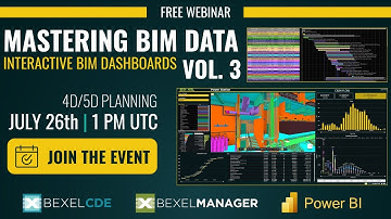 Mastering BIM Data Vol 3 - Interactive BIM Dashboards - 4D/5D Planning