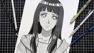 How To Draw Hinata Hyuga Easy Boruto Step By Step