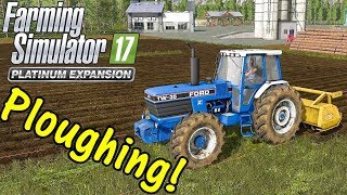 Let's Play FS17, Pacific Inlet Logging #13: Ploughing!