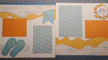 May scrapbook club kit Summer Lovin