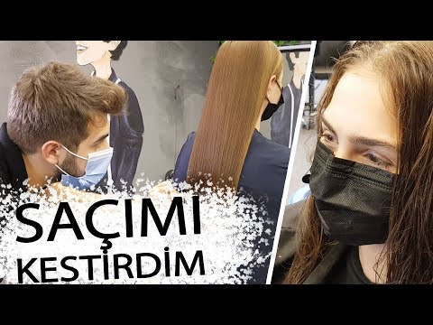 SAÇIMI KESTİRDİM ve SAÇ BAKIMI - Kuaförüm Emin Kadıoğlu ile İLK VİDEOM